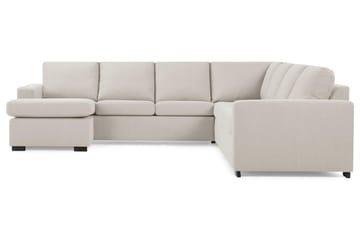 Crazy 6-sits Vänstervänd U-formad Large Hörnsoffa med divan i Tyg - Beige - Möbler - Soffa - Hörnsoffa