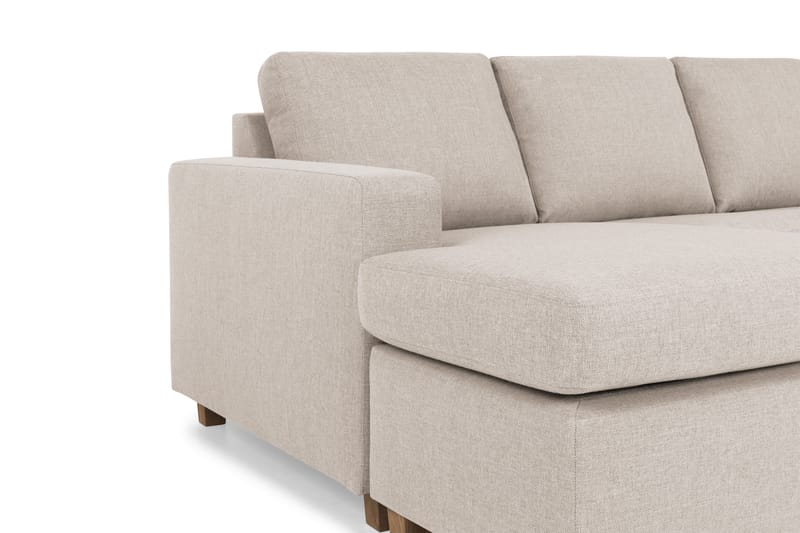 Crazy 6-sits Vänstervänd U-formad Large Hörnsoffa med divan i Tyg - Beige - Möbler - Soffa - Hörnsoffa - Hörnsoffa med divan