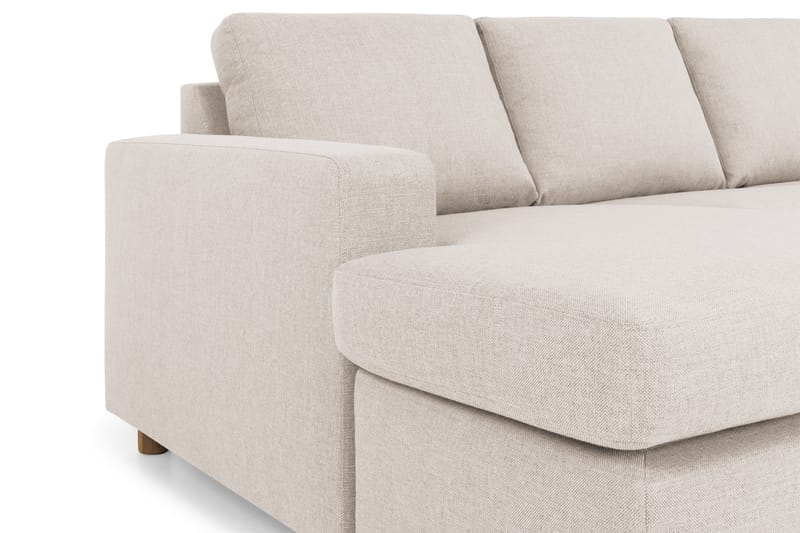 Crazy 6-sits Vänstervänd U-formad Large Hörnsoffa med divan i Tyg - Beige - Möbler - Soffa - Hörnsoffa - Hörnsoffa med divan