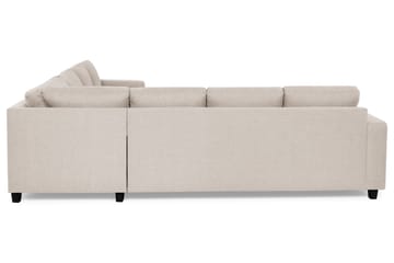 Crazy 6-sits Vänstervänd U-formad Large Hörnsoffa med divan i Tyg - Beige - Möbler - Soffa - Hörnsoffa - Hörnsoffa med divan