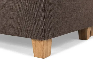 Crazy 7-sits Högervänd U-formad XX-Large Hörnsoffa med divan i Tyg - Brun - Möbler - Soffa - Hörnsoffa - Hörnsoffa med divan