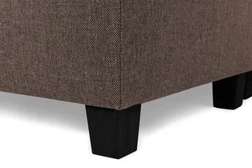 Crazy 7-sits Högervänd U-formad XX-Large Hörnsoffa med divan i Tyg - Brun - Möbler - Soffa - Hörnsoffa - Hörnsoffa med divan