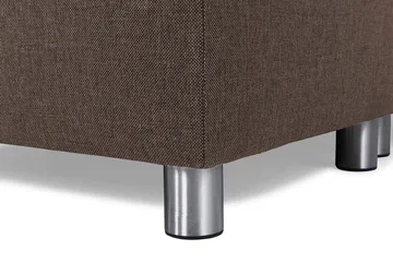 Crazy 7-sits Högervänd U-formad XX-Large Hörnsoffa med divan i Tyg - Brun - Möbler - Soffa - Hörnsoffa - Hörnsoffa med divan