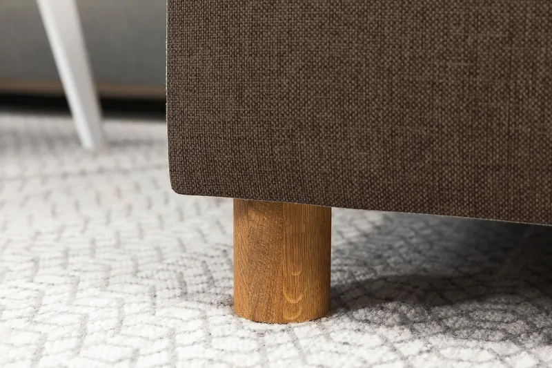 Crazy 7-sits Högervänd U-formad XX-Large Hörnsoffa med divan i Tyg - Brun - Möbler - Soffa - Hörnsoffa - Hörnsoffa med divan