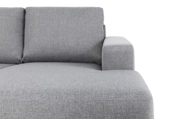 Crazy 7-sits Högervänd U-formad XX-Large Hörnsoffa med divan i Tyg - Grå - Möbler - Soffa - Hörnsoffa - Hörnsoffa med divan
