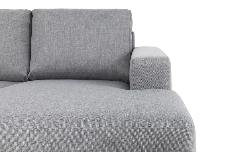 Crazy 7-sits Högervänd U-formad XX-Large Hörnsoffa med divan i Tyg - Grå - Möbler - Soffa - Hörnsoffa - Hörnsoffa med divan