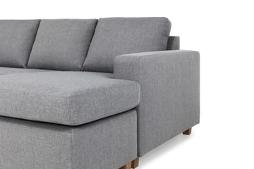 Crazy 7-sits Högervänd U-formad XX-Large Hörnsoffa med divan i Tyg - Grå - Möbler - Soffa - Hörnsoffa - Hörnsoffa med divan