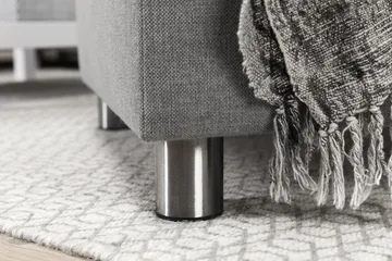 Crazy 7-sits Högervänd U-formad XX-Large Hörnsoffa med divan i Tyg - Grå - Möbler - Soffa - Hörnsoffa - Hörnsoffa med divan