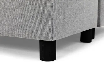 Crazy 7-sits Högervänd U-formad XX-Large Hörnsoffa med divan i Tyg - Grå - Möbler - Soffa - Hörnsoffa - Hörnsoffa med divan