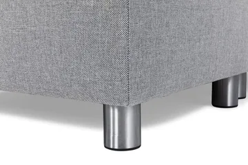 Crazy 7-sits Högervänd U-formad XX-Large Hörnsoffa med divan i Tyg - Grå - Möbler - Soffa - Hörnsoffa - Hörnsoffa med divan