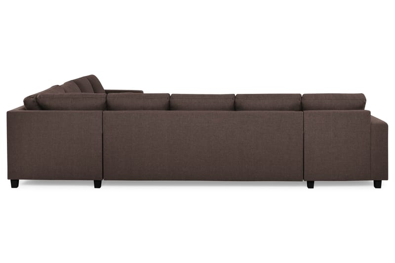 Crazy 7-sits Vändbar L-formad XX-Large Hörnsoffa i Tyg - Brun - Möbler - Soffa - Hörnsoffa