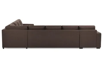 Crazy 7-sits Vändbar L-formad XX-Large Hörnsoffa i Tyg - Brun - Möbler - Soffa - Hörnsoffa