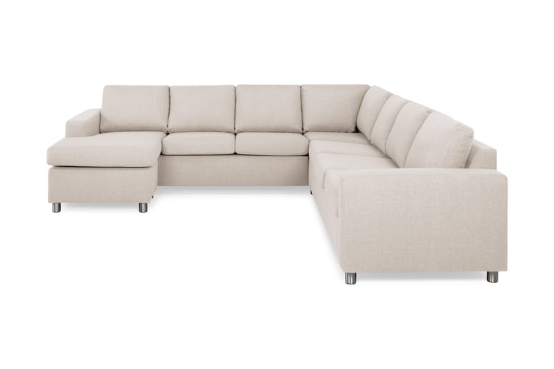 Hörnsoffa Nevada med Divan Large Vänster - Beige - Möbler - Soffa - Hörnsoffa