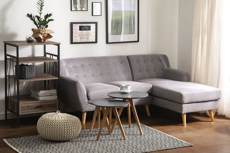 Hörnsoffa Motala 140 cm - Grå - Möbler - Soffa - Hörnsoffa