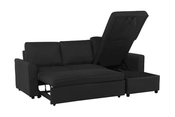 Hörnsoffa Nesna 228 cm - Svart - Möbler - Soffa - Hörnsoffa