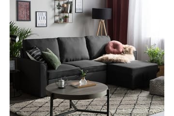 Hörnsoffa Nesna 228 cm - Svart - Möbler - Soffa - Hörnsoffa