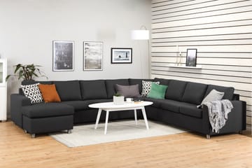 Hörnsoffa Nevada XXL med Divan Vänster - Antracit - Möbler - Soffa - Hörnsoffa - Hörnsoffa med divan