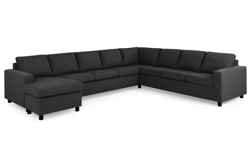 Hörnsoffa Nevada XXL med Divan Vänster - Antracit - Möbler - Soffa - Hörnsoffa - Hörnsoffa med divan