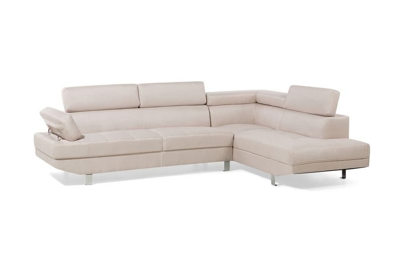 Hörnsoffa Norrea 261 cm - Beige - Hörnsoffa