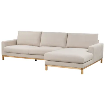 Hörnsoffa Siggard - Beige - Möbler - Soffa - Divansoffa & schäslongsoffa - 4 sits soffa med divan