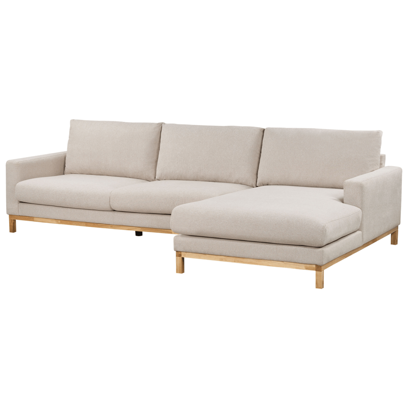 Hörnsoffa Siggard - Beige - Möbler - Soffa - Divansoffa & schäslongsoffa - 4 sits soffa med divan
