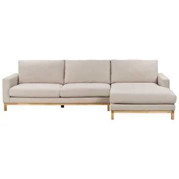 Hörnsoffa Siggard - Beige - Möbler - Soffa - Divansoffa & schäslongsoffa - 4 sits soffa med divan