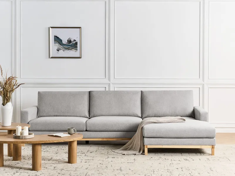 Hörnsoffa Siggard - Grå - Möbler - Soffa - Divansoffa & schäslongsoffa - 4 sits soffa med divan