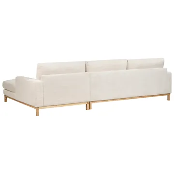 Hörnsoffa Siggard - Ljusbeige - Möbler - Soffa - Divansoffa & schäslongsoffa - 4 sits soffa med divan