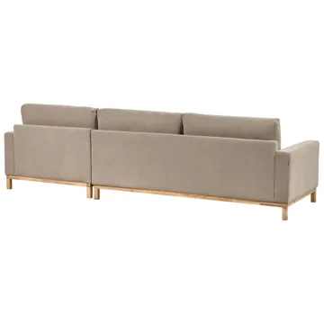 Hörnsoffa Siggard - Taupe - Möbler - Soffa - Divansoffa & schäslongsoffa - 4 sits soffa med divan