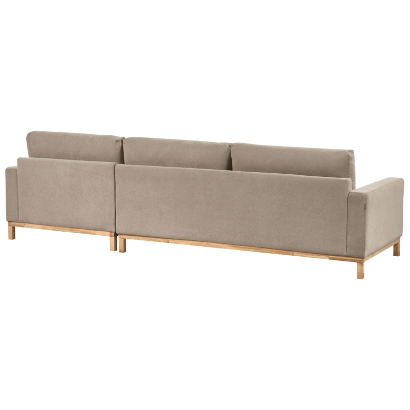 Hörnsoffa Siggard - Taupe - Möbler - Soffa - Divansoffa & schäslongsoffa - 4 sits soffa med divan