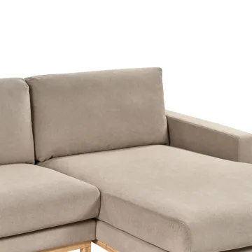 Hörnsoffa Siggard - Taupe - Möbler - Soffa - Divansoffa & schäslongsoffa - 4 sits soffa med divan