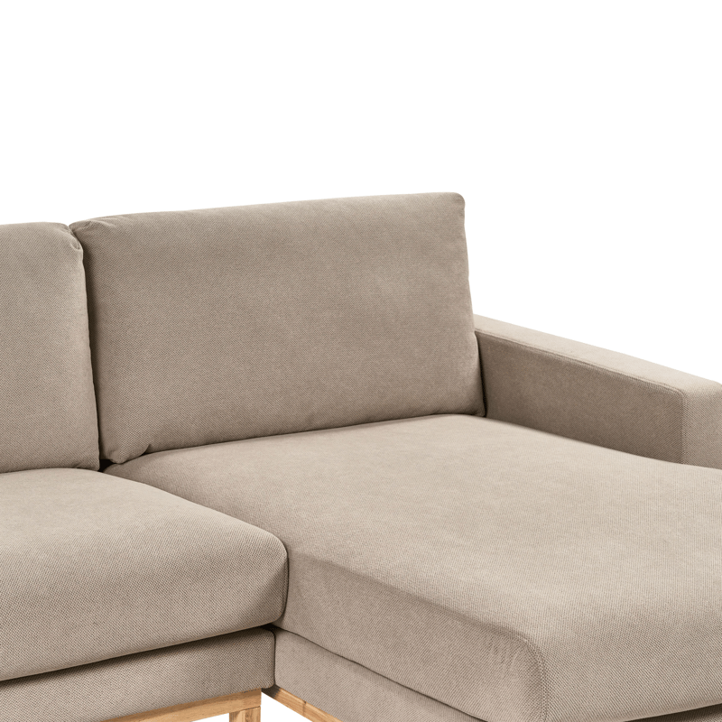 Hörnsoffa Siggard - Taupe - Möbler - Soffa - Divansoffa & schäslongsoffa - 4 sits soffa med divan