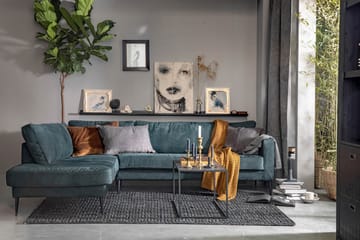 Hörnsoffa Tiffany Vänster - Blå - Möbler - Soffa - Hörnsoffa