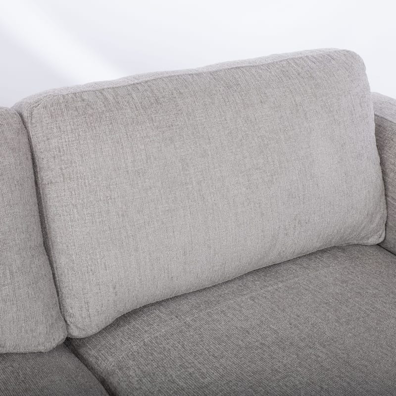 Hörnsoffa Ulnora Höger - Grå - Möbler - Soffa - Hörnsoffa - Hörnsoffa med divan