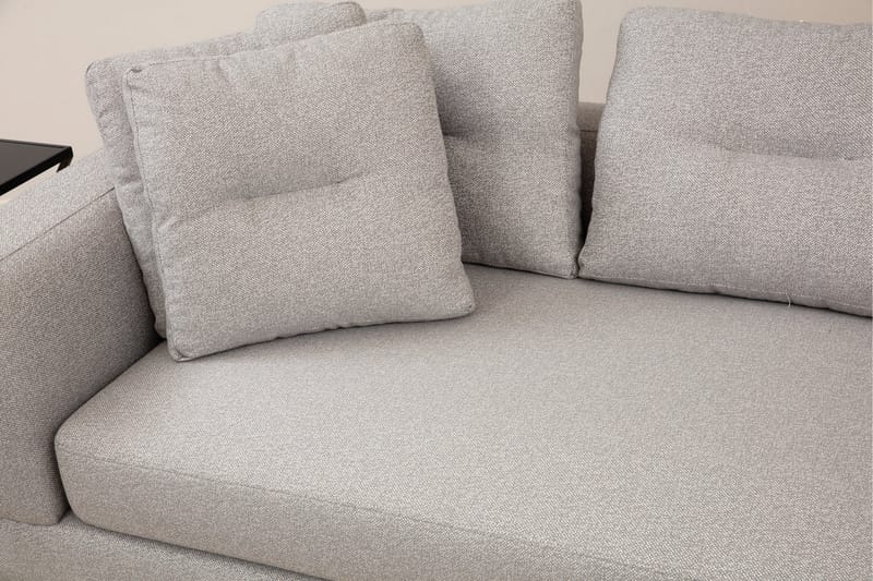 Hörnsoffa Pavdova 4-sits - Ljusgrå - Möbler - Soffa - Hörnsoffa