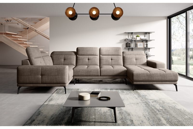Hagglund Hörnsoffa m. Divan - Beige - Möbler - Soffa - Hörnsoffa - Hörnsoffa med divan