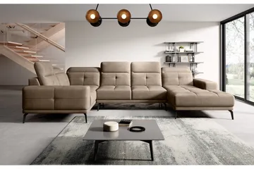 Hagglund Hörnsoffa m. Divan - Beige - Möbler - Soffa - Hörnsoffa - Hörnsoffa med divan