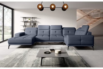 Hagglund Hörnsoffa m. Divan - Blå - Möbler - Soffa - Hörnsoffa - Hörnsoffa med divan