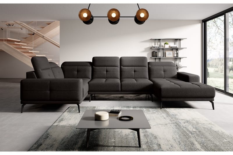 Hagglund Hörnsoffa m. Divan - Brun - Möbler - Soffa - Hörnsoffa - Hörnsoffa med divan