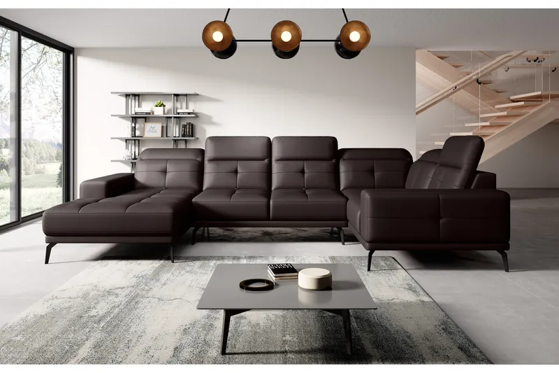 Hagglund Hörnsoffa m. Divan - Brun - Möbler - Soffa - Hörnsoffa - Hörnsoffa med divan