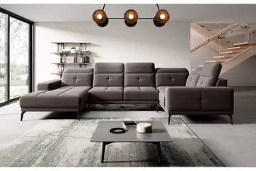 Hagglund Hörnsoffa m. Divan - Grå - Möbler - Soffa - Hörnsoffa - Hörnsoffa med divan