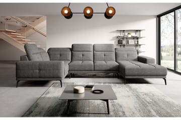 Hagglund Hörnsoffa m. Divan - Grå - Möbler - Soffa - Hörnsoffa - Hörnsoffa med divan