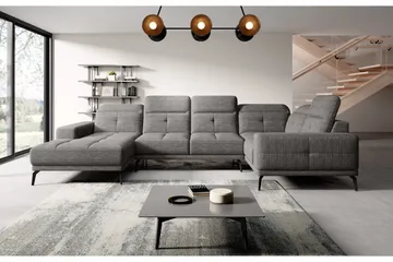 Hagglund Hörnsoffa m. Divan - Grå - Möbler - Soffa - Hörnsoffa - Hörnsoffa med divan