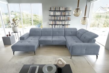 Hagglund Hörnsoffa m. Divan - Ljusgrå - Möbler - Soffa - Hörnsoffa - Hörnsoffa med divan