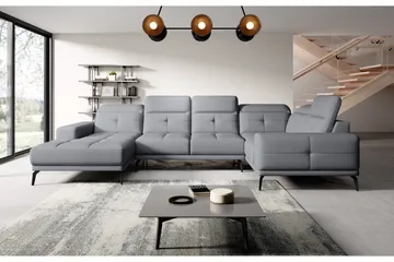 Hagglund Hörnsoffa m. Divan - Ljusgrå - Möbler - Soffa - Hörnsoffa - Hörnsoffa med divan