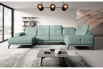 Hagglund Hörnsoffa m. Divan - Ljusgrön - Möbler - Soffa - Hörnsoffa - Hörnsoffa med divan