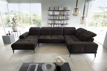 Hagglund Hörnsoffa m. Divan - Mörkgrå - Möbler - Soffa - Hörnsoffa - Hörnsoffa med divan
