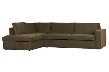 Hearness 3-Sits Soffa med Schäslong Vänster - Grön - Möbler - Soffa - Hörnsoffa