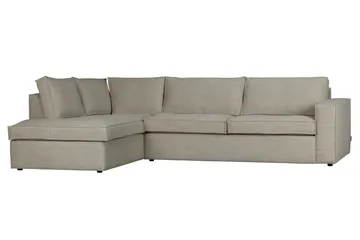 Hearness 3-Sits Soffa med Schäslong Vänster - Natur - Möbler - Soffa - Hörnsoffa