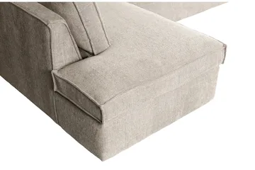 Hearness 3-Sits Soffa med Schäslong Vänster - Natur - Möbler - Soffa - Hörnsoffa